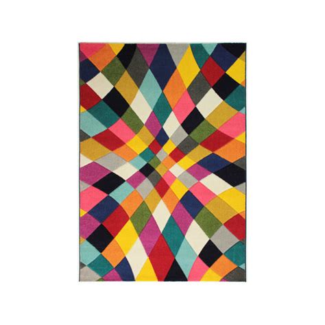 Tapis Design En Polypropyl Ne Multicolore X Rhumba Maisons Du Monde