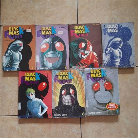 Jual Komik Black Mask Rider Fullset 1 7 Tamat Rajawali Grafiti Shopee