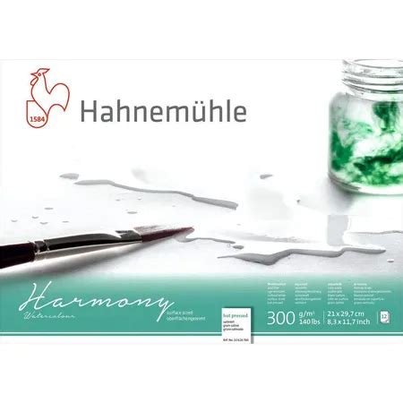 Hahnemühle Aquarellblock Harmony 300g A4 satiniert duo shop de