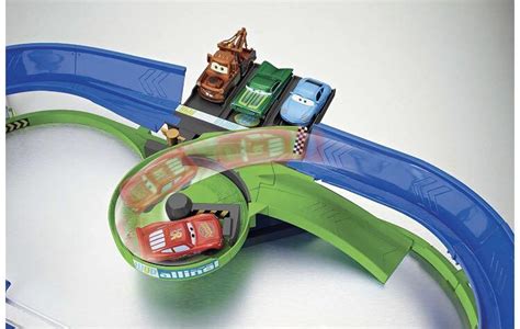 Disney Pixar Cars Stunt Racers Double Decker Speedway Track Set