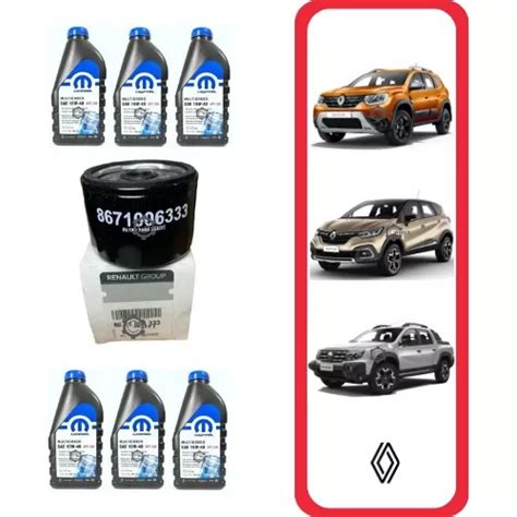 Cambio Aceite Renault Duster Captur Oroch Mineral W Lt Meses Sin