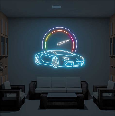 Lamborghini Car Neon Light - Sui Generis Neon (Neon Sign)