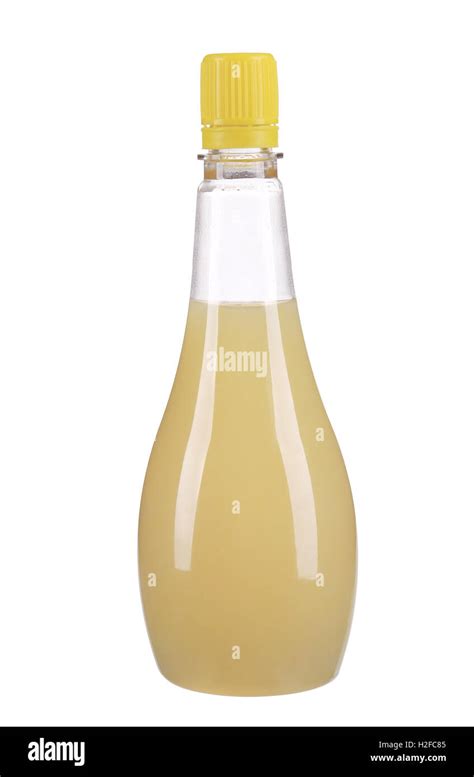 bottle  lemon juice stock photo alamy