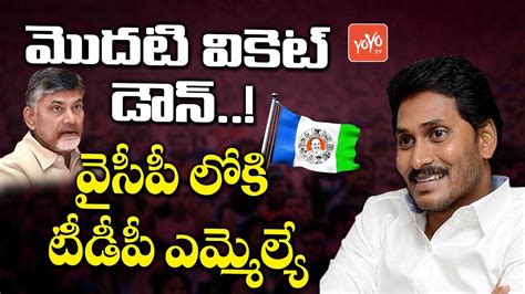 TDP MLA Ready To Join In YSRCP Party TDP MLA Big Shock To Chandrababu