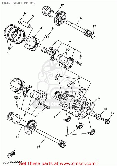 Yamaha Xtz750 1990 3ld3 Europe 203ld 300e2 Crankshaft Piston Buy