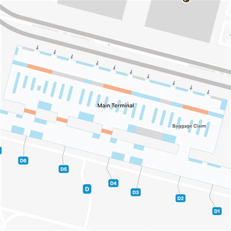 Bangkok Suvarnabhumi Airport Map | BKK Terminal Guide