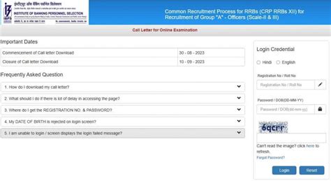 Ibps Rrb Officer Scale Admit Card Main Call Letter