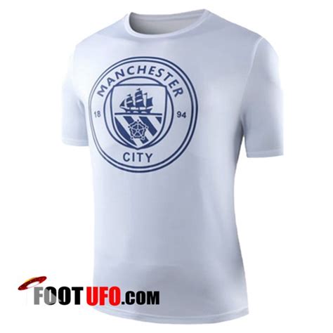 Nouveau Training T Shirts Manchester City Blanc Vente Fiable