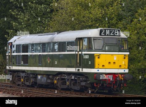 Class 31 Diesel Electric Locomotive D5631 Near Holt Station On The North Norfolk Railway Stock