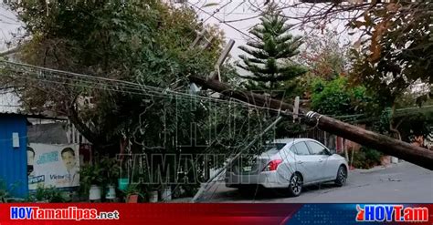 Hoy Tamaulipas Nuevo Leon Vientos Fuertes Provocan Cortes De