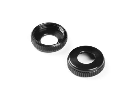 Xray Xlp Alu Cap For Shock Body Black Eurorc