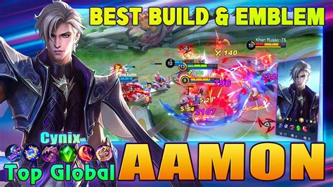 Aamon Best Build And Emblem Top Global Aamon By Cynix Mobile Legends