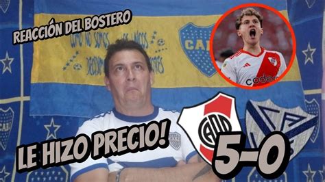 Le hizo precio Reacción del Bostero River vs Vélez YouTube