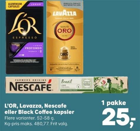 Lor Espresso Lungo Profondo Kaffekapsler Kvickly Juni Alle