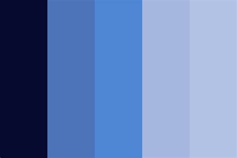 Cool Blue lines Color Palette