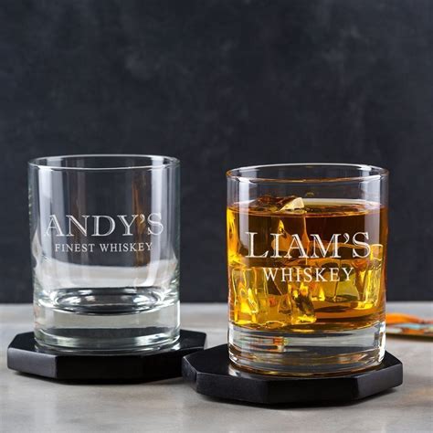 Amazon Personalized Whiskey Glass Personalized Whiskey Tumbler