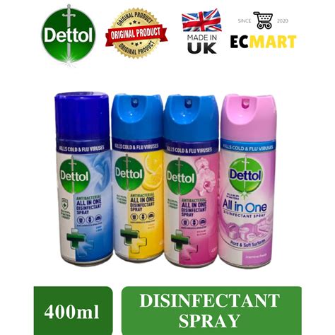 DETTOL ALL IN ONE DISINFECTANT SPRAY 400ML 4 FLAVORS Shopee Malaysia