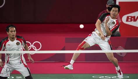 Foto Asa Emas Hendra Ahsan Kandas Di Semifinal Olimpiade Tokyo 2020