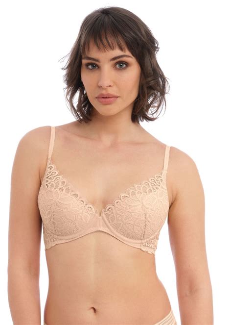 Wacoal Raffine Plunge Bra Frappe Available At The Fitting Room