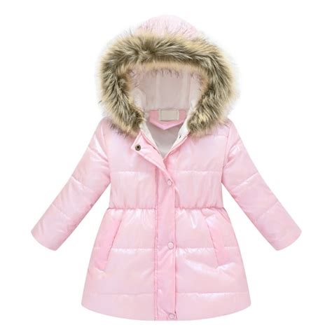 HIBRO Girls Winter Coat Size 8 Winter down Coats for Girls Toddler Baby ...