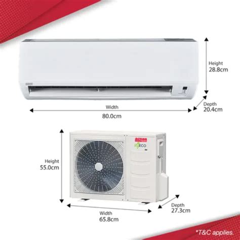 Acson AVO Non Inverter Air Conditioner 1 5HP R32 A3WM15N 36 Months