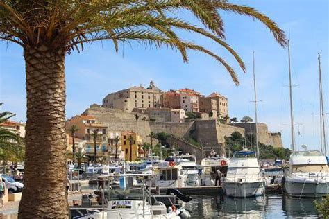 Calvi, Corsica - popular beach resort and historic citadel