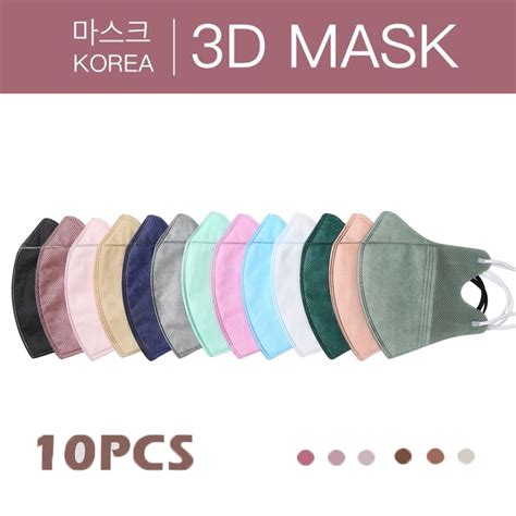 Kf Pcs D Korea Face Mask Non Woven Protection Filter D Anti Viral