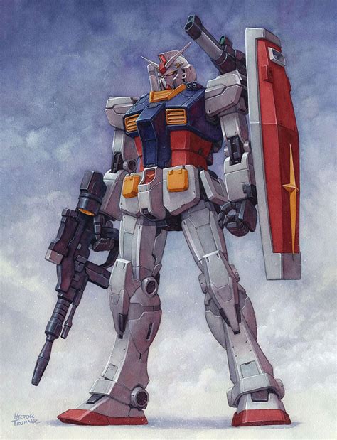 Gundam RX-78-2 art by Hector Trunnec : r/Gundam