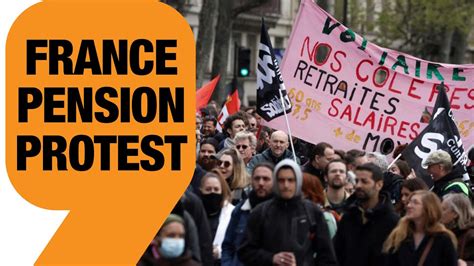 Live France Pension Protest Rages On News Youtube