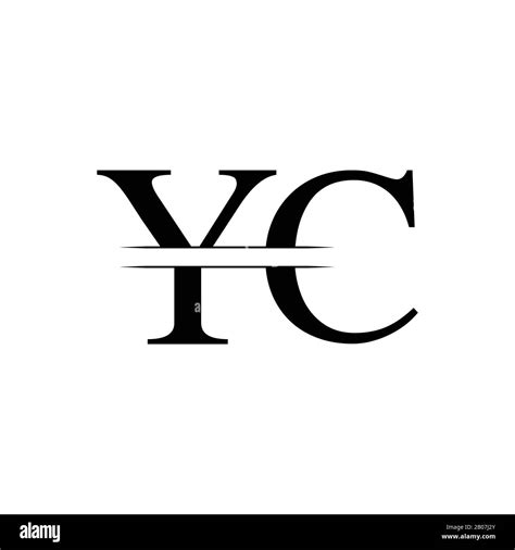 Initial Yc Logo Design Vector Template Creative Letter Yc Business