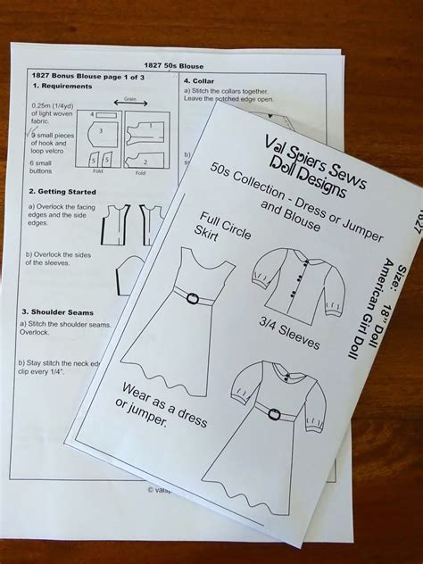 Doll Clothes Patterns by Valspierssews: Latest Doll Clothes Patterns