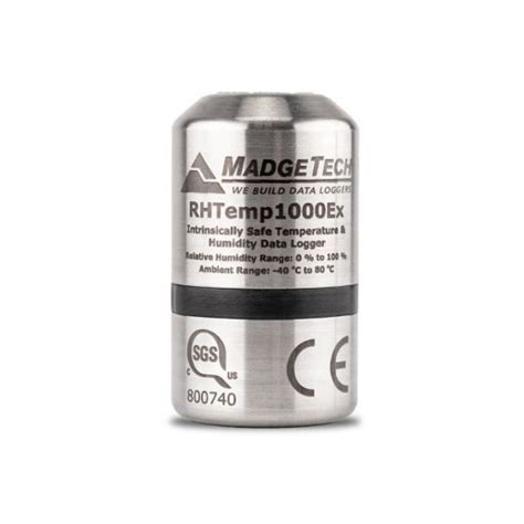 MadgeTech RHTemp1000Ex Intrinsically Safe Temperature Humidity Data