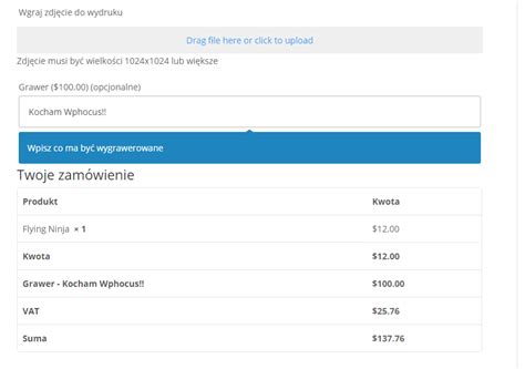 Woocommerce Checkout Add Ons Dodatkowe Pola P Atno Ci Wphocus