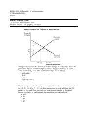 ECON2010 200 PracticeExam2 Pdf ECON 2010 200 Principles Of