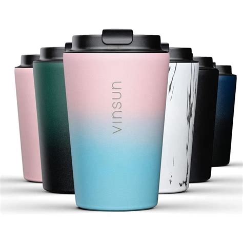 Mug Isotherme Inox Ml Tasse Thermos A Caf Th Avec Couvercle