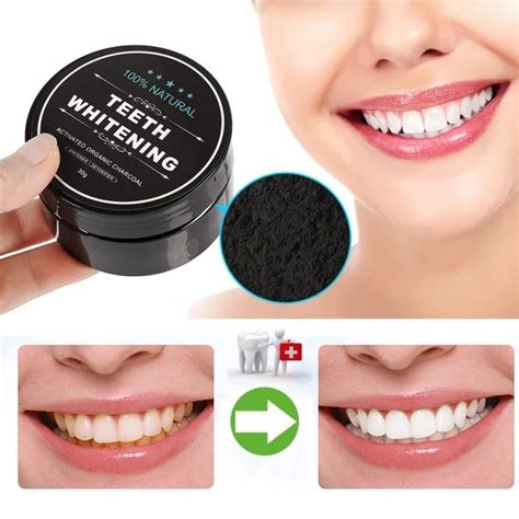 G Tooth Whitening Powder Activated Coconut Charcoal Natural Teeth