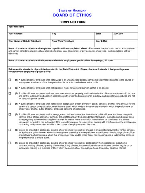 Fillable Online Sfethics Orgcompliancee FileE File Disclosure