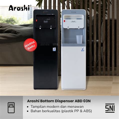 Jual Arashi Dispenser Galon Bawah Digital Hot And Cold Kran Abd C