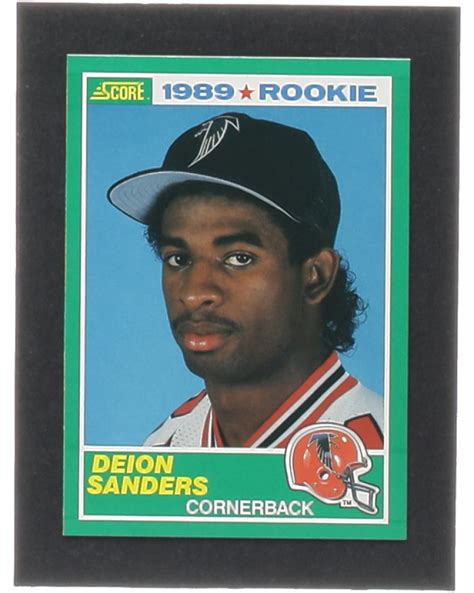 Deion Sanders Score Rc Pristine Auction