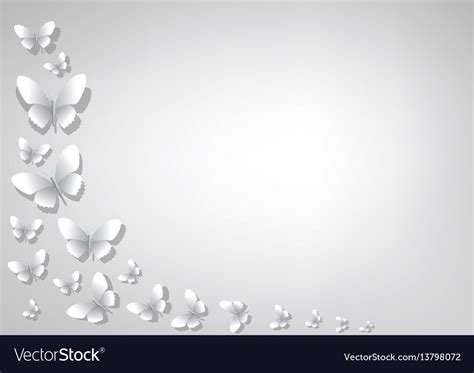 Abstract light gray background with white paper Vector Image