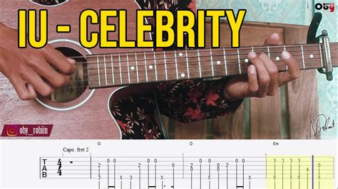 IU Celebrity Fingerstyle Guitar Cover TAB YouTube