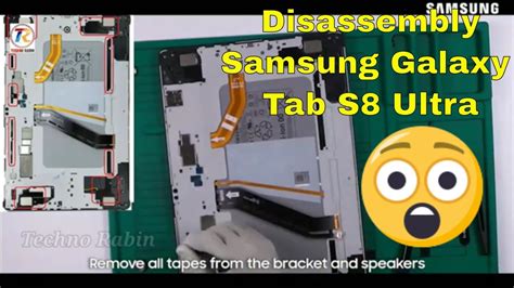 How To Disassembly Samsung Galaxy Tab S8 Ultra Youtube