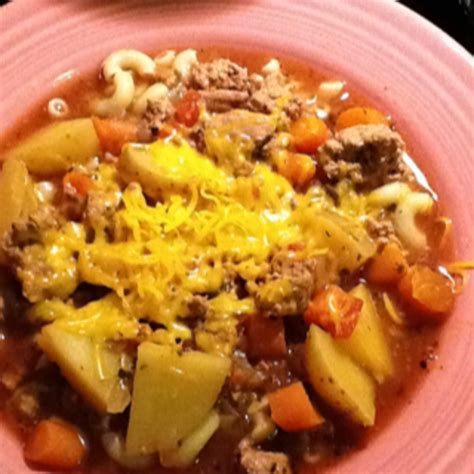 Crock Pot Hamburger Soup