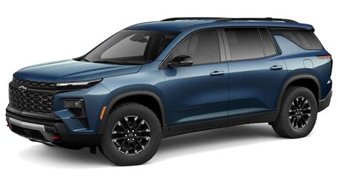 2024 Chevy Traverse New Lakeshore Blue Color First Look