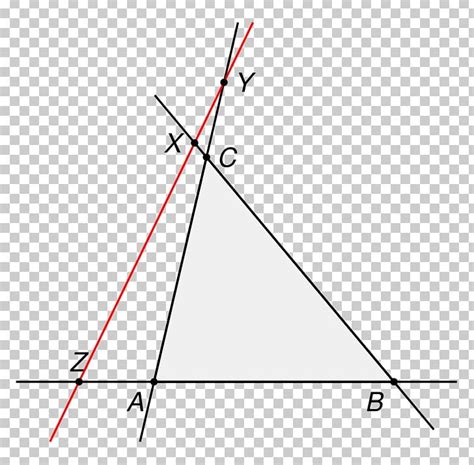 Menelaus's Theorem Triangle Geometry PNG, Clipart, Free PNG Download