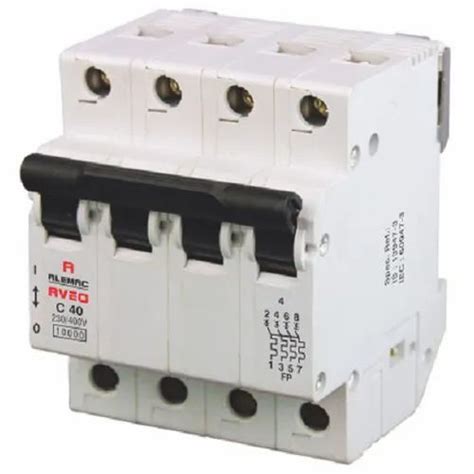 Single V Pole Mcb Switch Model Name Number Aveo C