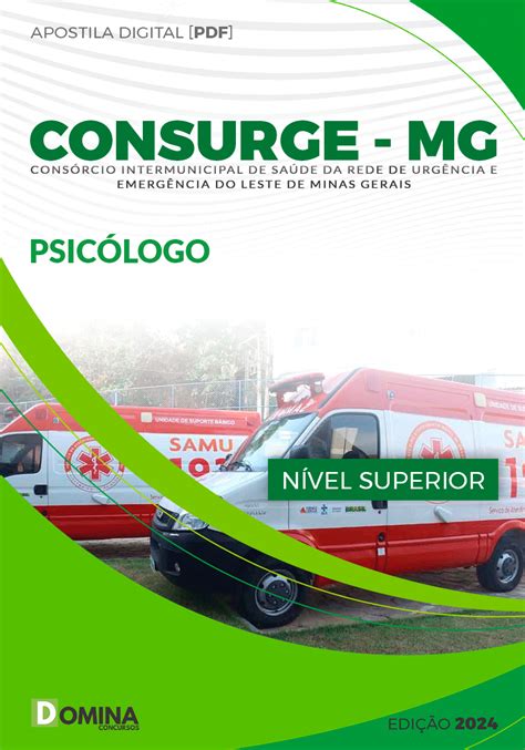 Apostila Concurso Consurge Mg Psic Logo