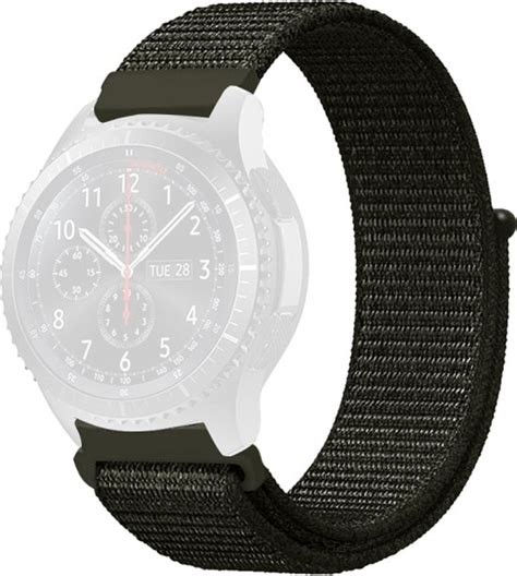 Nylon Bandje Legergroen Geschikt Voor Garmin Vivoactive En Venu