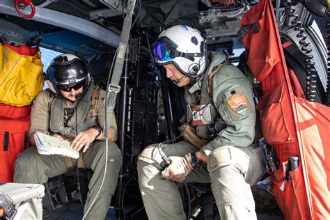 Dvids Images Naval Aircrewmen Review Safety Procedures In Flight