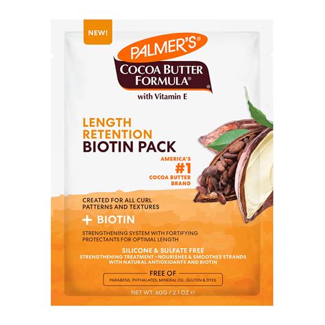 Palmers Cocoa Butter Formula Biotin Length Retention Pack 12 Ea